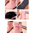 thumbnail image 4 of LSLJS Chaussures de Performance Noires à Semelle Souple pour Élèves du Secondaire, Bottines pour Fille, 4 of 6