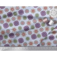 thumbnail image 2 of Soimoi Poly Georgette Fabric Mandala Kaleidoscope Print Fabric by Yard 42 Inch Wide, 2 of 3