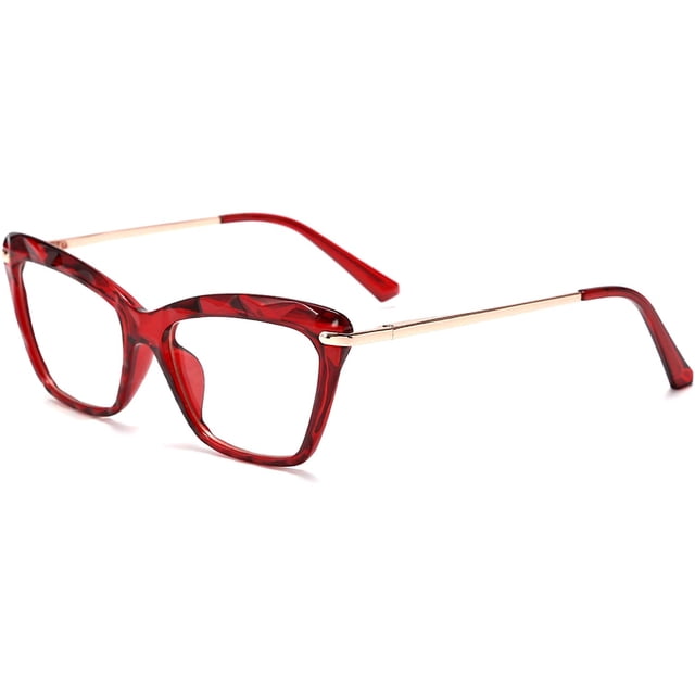 FEISEDY Cat Eye Glasses Frame Clear Lenses Eyewear Women B2440