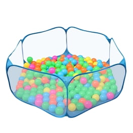 KAKOWELY pour 100 Pcs Petites Balles en Plastique pour Fosse à Balles Balles de Jeu Unies pour Piscine pour Bébé Maisonnette Jouets Balles en Plastique Petites Balles en Plastique Décoration de Fosse