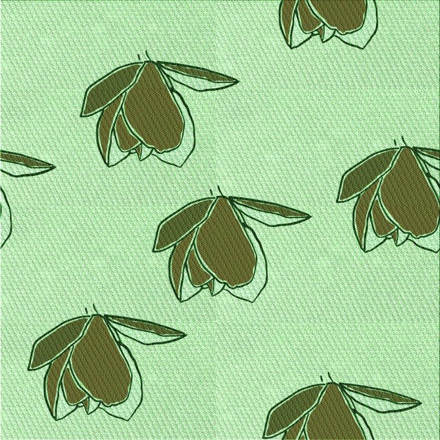 Ahgly Tapis d'Intérieur Lavable en Machine Carré Vert Transitionnel, 7 Pieds Carré
