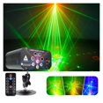 thumbnail image 3 of 8 Holes 128 Patterns Lamp Disco Stage Lights DJ Bar Flash Stage Lamp KTV Mini Christmas Projector ,Easy to Use, 3 of 6