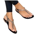 thumbnail image 1 of XZNGL Pantoufles pour Femmes Pantoufles Chaussures à Enfiler Femmes Sandales à Strass Chaussures pour Femmes Sandales et Pantoufles Plates de Plage Femmes, 1 of 2