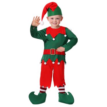 Déguisement d'Aide du Père Noël pour Tout-Petit