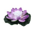 thumbnail image 1 of 18cm Fake Lotus Flower LED Swimming Pool Garden Pond Floating Floral Lamp, 1 of 9