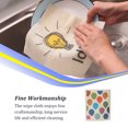 thumbnail image 2 of Kitchen Cleaning Cloth Bowls Washing Towel Dishes Wash Rag Kitchens Tools Household Absorbent Dish Cloths with Lovely Patterns Balloon, 2 of 6