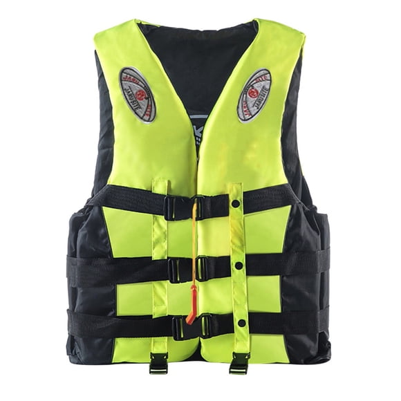 Fankiway Adults Life Jacket Aid Vest Kayak Ski Buoyancy Fishing Watersport Home Essentials for New Apartment Clearance Household Gadgets On Clearance