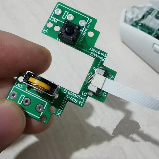 NATEFEMIN Upgraded Gaming Mouse Button Board For Logitech G Pro X Superlight, Kailh GM 8.0 Black Mamba Switches