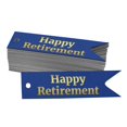 thumbnail image 1 of Inkdotpot Pack Of 50 Real Gold Foil Paper Tags Happy Retirement Favor Hang Tags, 1 of 1