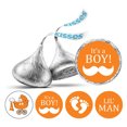 thumbnail image 1 of Darling Souvenir It's A Boy Stickers Candy Chocolate Labels 190 Pcs Party Fabor-Burgundy, 1 of 2