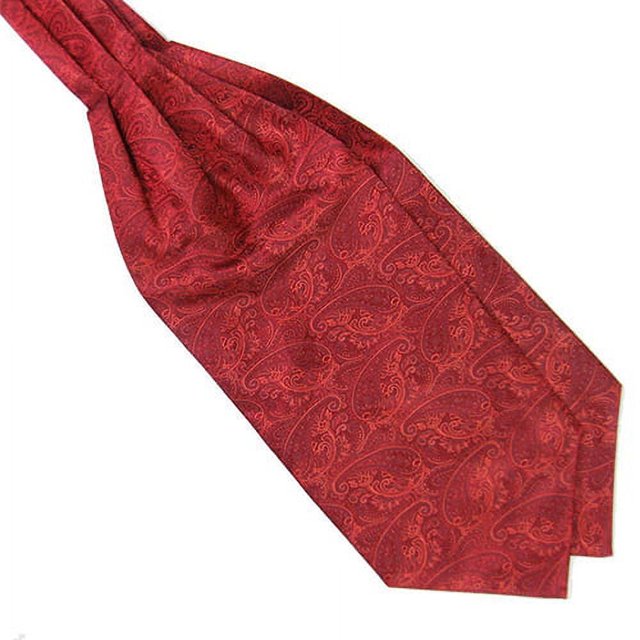 Cravate Classique Colorée en Satin Soyeux pour Homme, Mariage et Banquet, Cravate Ascot