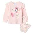 thumbnail image 1 of Bluey Toddler Girls' Two Piece Sweatshirt Set, 1 of 1