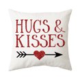 thumbnail image 2 of TIMIFIS Housses de Coussins de la Saint-Valentin, Décorations de la Saint-Valentin, Housses de Coussins Rouges 18x18, Décoration Maison pour Canapé Chambre Fête de Vacances Salon, 2 of 5