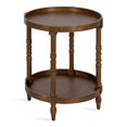 thumbnail image 2 of Kate and Laurel Bellport Table d'Appoint Style Ferme, 20 x 20 x 24, Brun Rustique, Table d'Extrémité Rustique Sophistiquée pour Rangement et Présentation, 2 of 10