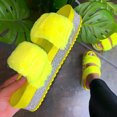 thumbnail image 4 of LSLJS Femmes Dames Mode Décontractée Plateformes Pantoufles en Cristal Chaussures à Enfiler, Pantoufles pour Femmes, 4 of 6