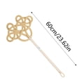 thumbnail image 3 of Carpet Beater Rattan Carpet Beater Manual Hollow Carpet Beater with Handle Manual Duster Manual Carpet Rattan Beater, 3 of 5