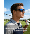 thumbnail image 3 of PUKCLAR Sports Polarized Sunglasses for Men Women Unbreakable Frame Sunglasses, 3 of 9