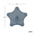 thumbnail image 3 of Umbra Starfish Drain Cover/Hair Catcher, Slate Blue, 3 of 6