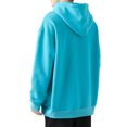 thumbnail image 2 of Innerwin Chandail à Capuchon à Cordon pour Hommes, Sport, Manches Longues, Décontracté, Bleu Lac, L, 2 of 3