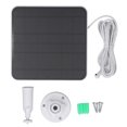 thumbnail image 2 of Solar Panel  for Stick Up Cam Battery, 12W Fast Charging IP65 Waterproof Portable Adjustable Wall Mount Solar Panel, for Spotlight Camera Battery, 2 of 8