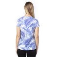 thumbnail image 2 of T-Shirt à Manches Courtes Col en V pour Femmes - PALM PARADISE - TG, 2 of 3