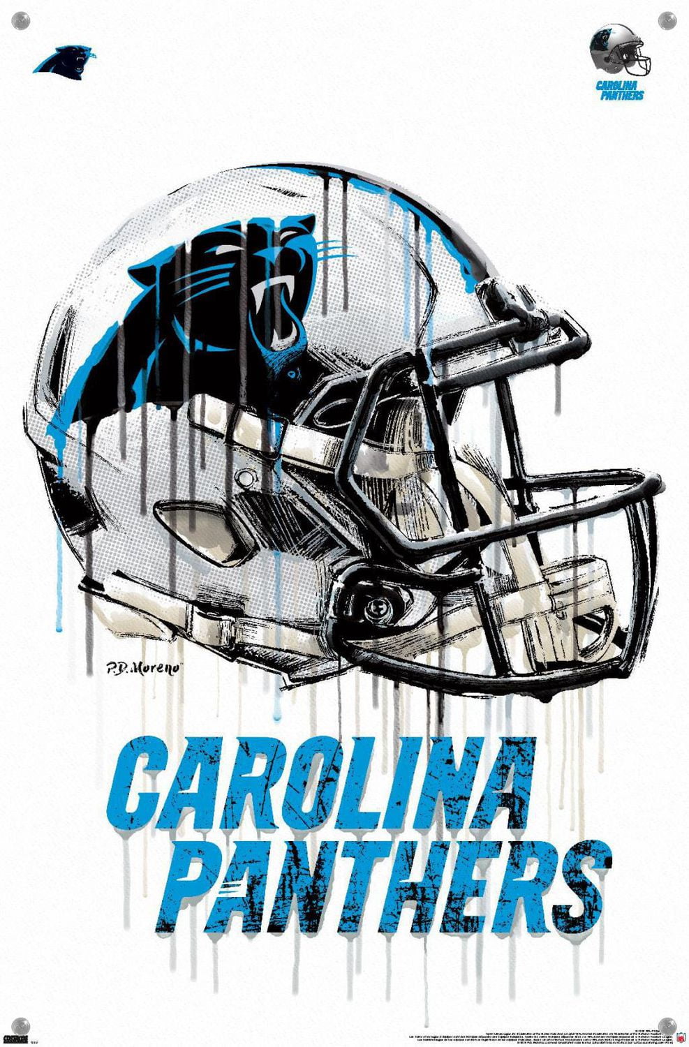 NFL Carolina Panthers - Casque anti-goutte 20