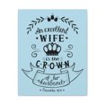 thumbnail image 1 of Scripture Walls An Excellent Wife Proverbs 12:4 Bible Verse Canvas Christian Wall Art Ready To Hang Unframed, 1 of 7