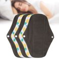 thumbnail image 4 of Reusable Feminine Pads, Washable Sanitary Pad Multiple Layers  for Menstrual Period for Female M26, 4 of 7