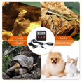 thumbnail image 2 of 2 Pieces Digital Reptile Thermometer Hygrometer With Probes Terrarium Reptile Humidity Gauge Indoor Outdoor Digital, 2 of 5