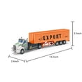 thumbnail image 3 of LSLJS Simulation à Rétrofriction Alliage avant Grands Transporteurs Camion-Citerne Camion d'Ingénierie Modèle de Camion Jouet pour Enfants Cadeau, Jouets pour Enfants, 3 of 5