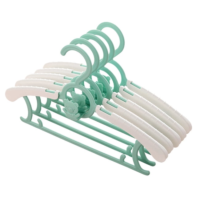 Big Sale ! Huayishang Home Textile Storage,Storage Case,5 Hangers for Children'S Clothes, Increasing, Space Saving, Non-Slip, for Babies