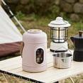 thumbnail image 3 of Mini Portable Electric Cooker Pot 500W Stainless Steel, for Ramen Noodles Rice, Compact Quiet Stew Cooker with Handle, for Dorm Office Travel, 3 of 5