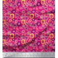 thumbnail image 1 of Soimoi Cotton Cambric Fabric Geometric Small Print Fabric by The Yard 42 Inch Wide, 1 of 3
