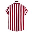 thumbnail image 3 of Birdeem Chemises pour Hommes Hommes Décontracté Mode Imprimé Col Rabattu Manches Longues Chemise Respirante Blouse Hauts Manches Courtes Col Rabattu Blouse Chemise, 3 of 9