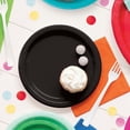 thumbnail image 2 of Unique Industries Black Solid Round 9" Dinner Plates, 55ct, 2 of 3