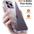 thumbnail image 3 of Étui Souple Transparent de Luxe Antichoc pour iPhone 16, Pare-Chocs, Étui Transparente, 3 of 4