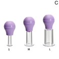 thumbnail image 4 of 3 Cups Anti-Cellulite Facial Massage Cupping Set Glass Silicone For Face NE, 4 of 7
