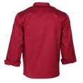 thumbnail image 1 of Unisex Chef Jackets Coat Long Sleeves Shirt Kitchen Uniforms Red XL, 1 of 9