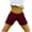 Wine, variant on Shorts for Girls, Girls Casual Spring And Summer Solid Elastic Waist Kids Shorts