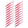 thumbnail image 2 of CHUANK 20Pcs Soft Touch Plush Material Cute Style Compact Portable Fuzzy Worms For Party, 2 of 8