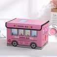 thumbnail image 1 of Boovnll Home Storage, Automobile Storage Box Foldable Clothing Integral Box Non-Woven Film Covered Toy Sundry Storage Box, Storage, Storage and Organization, Organization and Storage, 1 of 4