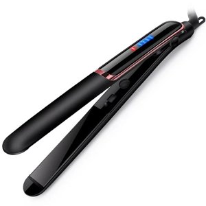 Professional 2 In 1 Hair Straightener Curler With Lcd Display 10S Fast Heat Electric Ceramic Hair Straightener And Curler