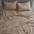 thumbnail image 3 of Nestl Full Sheet Set, 1800 Series Microfiber Deep Pocket 4 Piece Bed Sheet Set, 3 of 8