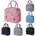 thumbnail image 2 of SSZMDLB 4Pcs Insulated Lunch Bag, Thermal Picnic Carry Case Portable Cold Bento Bag for Food, Drinks and Meal Prep, Collapsible Insulated Tote, 2 of 9