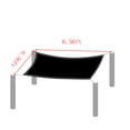 thumbnail image 2 of Birdeem Auvent Pare-Soleil Extérieur pour Piscine - Protection Solaire 95 % Rectangle pour Patio Jardin Installation Extérieure, 2 of 8