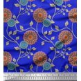 thumbnail image 1 of Soimoi Rayon Fabric Artistic Floral Decor Fabric Printed Yard 56 Inch Wide, 1 of 3