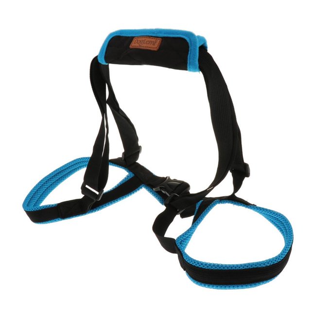 relayinert Dog Leg Auxiliary Belt Lift Harness Harness Aid Mobility Support Blue S 1Set