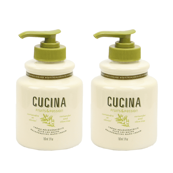 Fruits & Passion Cucina Regenerating Hand Cream 5 Ounces - 2 Pack