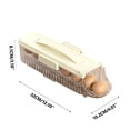 thumbnail image 3 of Pisexur Porte de Réfrigérateur Support Roulant Supportant Boîte de Rangement Réfrigérateur Empilable avec Boîte Portable Boîte de Cuisine, 3 of 3