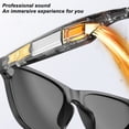 thumbnail image 4 of Smart Glasses,  V5.3 EDR Open Ear Audio Glasses UV400 Protection TR Handfree Calling Wearable Touch Control  for Meeting, 4 of 7